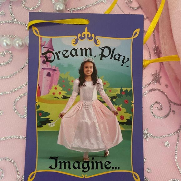 Light pink velvet dress. Size L 6X. Dream play - Picture 6 of 11